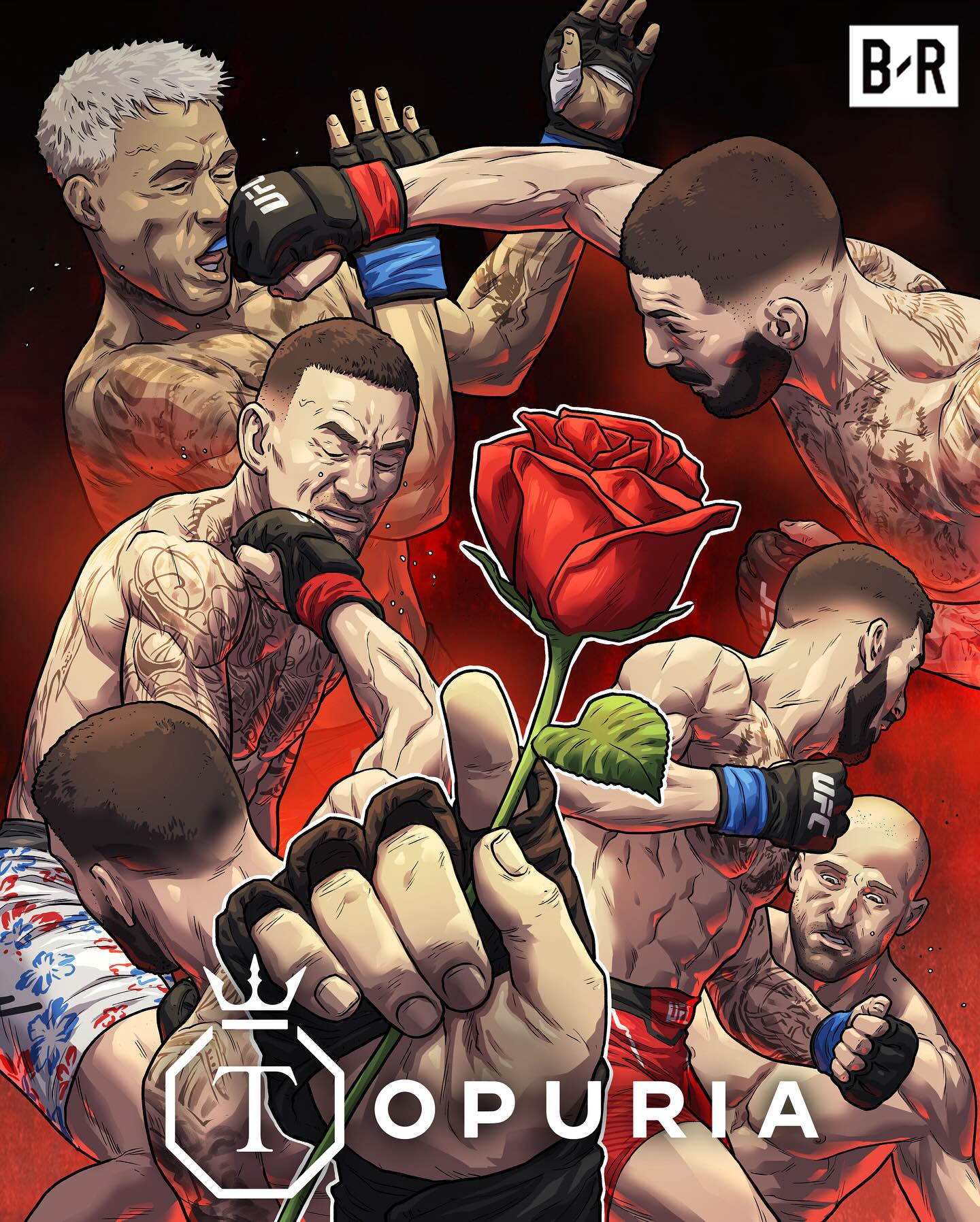 Ilia Topuria,Charles Oliveira,Max Holloway,Alexander Volkanovski